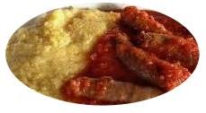 RICETTE PRIMI PIATTI -  POLENTA E SALSICCIA PER UNA DIETA IPOCALORICA - PIATTI PER DIMAGRIRE 